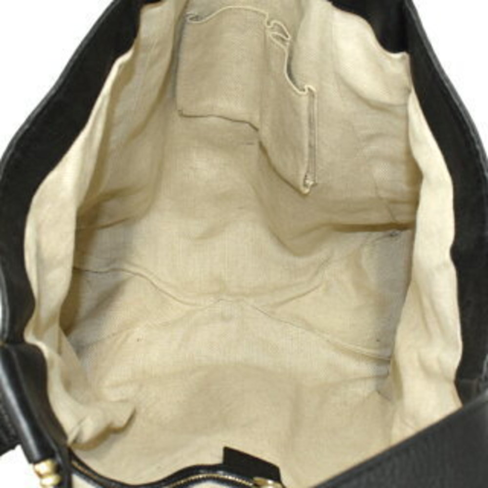 Gucci Shoulder Bag Black Python Leather - image 7